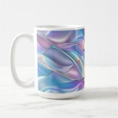 Iridescent Metallic 6 geometrisch Koffiemok (Links)
