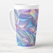 Iridescent Metallic 6 geometrisch Latte Mok (Linkerhoek)