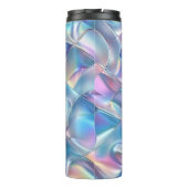 Iridescent Metallic 6 geometrisch Thermosbeker (Achterkant)