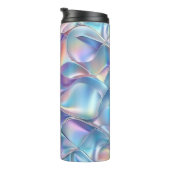 Iridescent Metallic 6 geometrisch Thermosbeker (Geroteerd rechts)