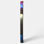 Iridescent Neon Fractal Wing Art Samsung Galaxy Hoesje (Linkerkant)