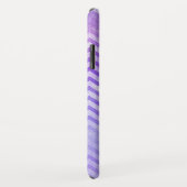 Iridescent Paars Zig Zag Pattern Case-Mate iPhone Case (Achterkant/rechts)