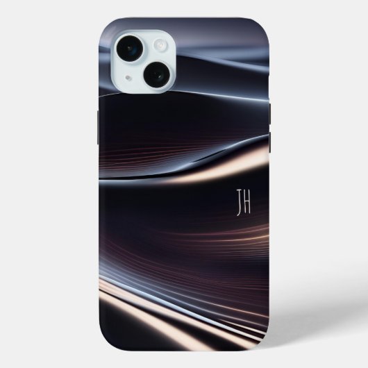 Iridescent Paarse rook en zwart Case-Mate iPhone Case (Achterkant)