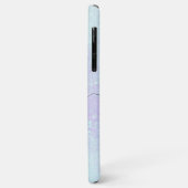 Iridescent Pastel Holographic Glitter Monogramed Case-Mate iPhone Case (Achterkant/links)