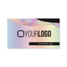 Iridescent pastel regenbooggloed elke service