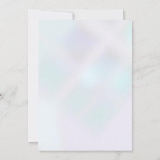 Iridescent Pearl 30ste huwelijksverjaardag Kaart (Achterkant)