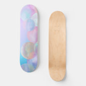 Iridescent Pearl Rainbow Bubbles Skateboard (Voorkant)