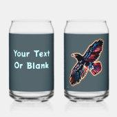 Iridescent Raven Blikvorm Glas (Achterkant)