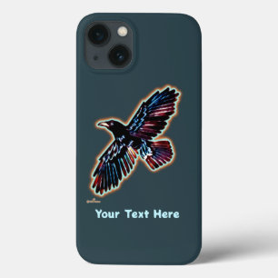 Iridescent Raven iPhone 13 Hoesje
