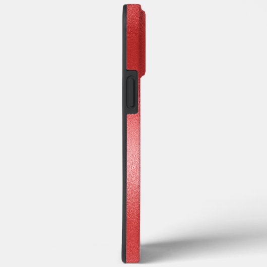 Iridescent Red Texture Custom Monogram Case-Mate iPhone Case (Achterkant / Rechts)