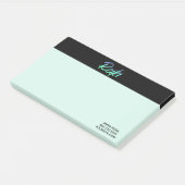 *~* Iridescent Reiki Green Blue en Turquoise Post-it® Notes (Schuin)
