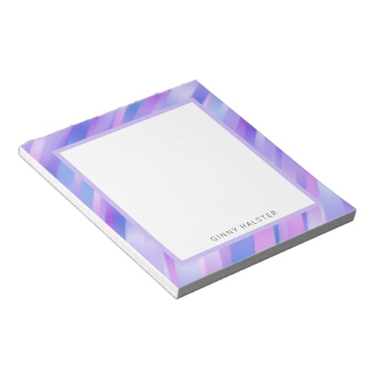 Iridescent Ribbons Speciaal Notitieblok 5,5 x 6 in (Schuin)