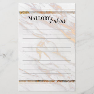 Iridescent roze marmer briefpapier