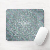 Iridescent Shimmer Mandala Boho Chic Muismat (Met muis)