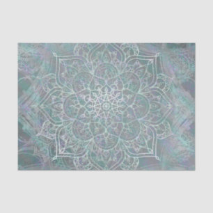 Iridescent Shimmer Mandala Boho Chic Tissuepapier