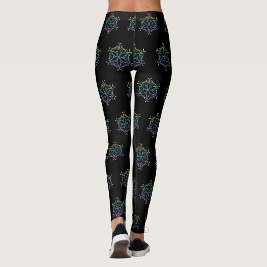 Iridescent Snowflake Legging (Achterkant)