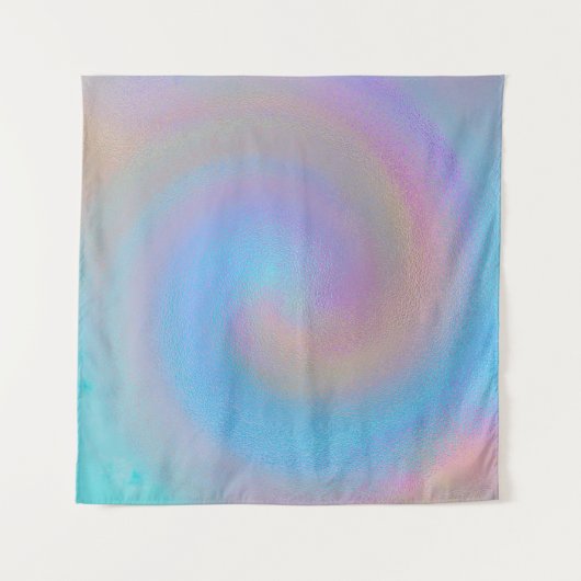 Iridescent Spiral Wandkleed (Voorkant (horizontaal))