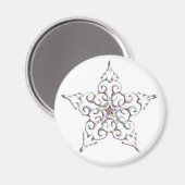 Iridescent Star Magnet Magneet (Voorkant / Achterkant)