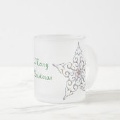 Iridescent Star-Mok Matglas Koffiemok (Voorkant rechts)