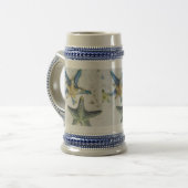   iridescent starfish in the ocean  Beer Stein Bierpul (Voorkant links)