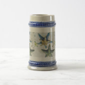   iridescent starfish in the ocean  Beer Stein Bierpul (Center)