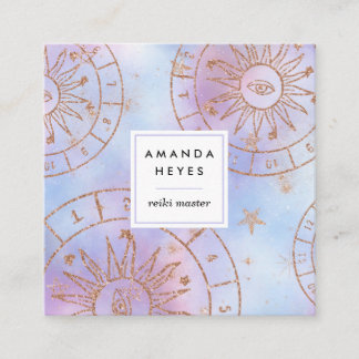 Iridescent Sun Reiki Master Chakra Energy Healer | Vierkante Visitekaartje