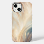 Iridescent Tan en Smoke Blue Case-Mate iPhone Case (Achterkant)