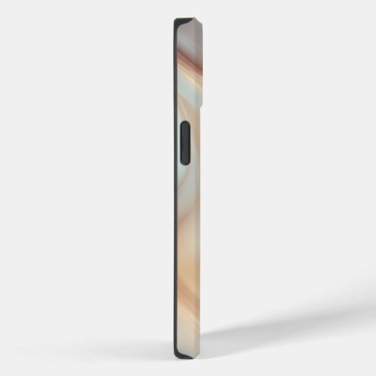 Iridescent Tan en Smoke Blue Case-Mate iPhone Case (Achterkant / Rechts)