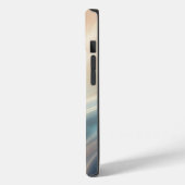 Iridescent Tan en Smoke Blue Case-Mate iPhone Case (Achterkant / Links)