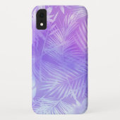 Iridescent Tropical Leaves Pattern Case-Mate iPhone Case (Achterkant)