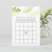 Iridescent Waterverf najaar leest Bridal Bingo (Staand voorkant)