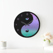 Iridescent Yin Yang Clock Grote Klok (Huis)