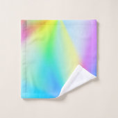 Iridescente, à l'arc-en-ciel, rêveuse - pour les r (Gant de toilette)