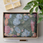 Iridescente Bloementuin Decoupage Tissue Tissuepapier (Geschenk)