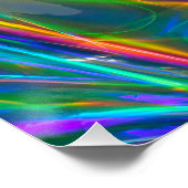 Iridescente Chrome Poster parfait (Coin)