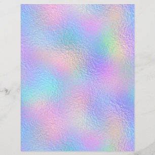 Iridescente Faux Foil Papier à rebut no 100