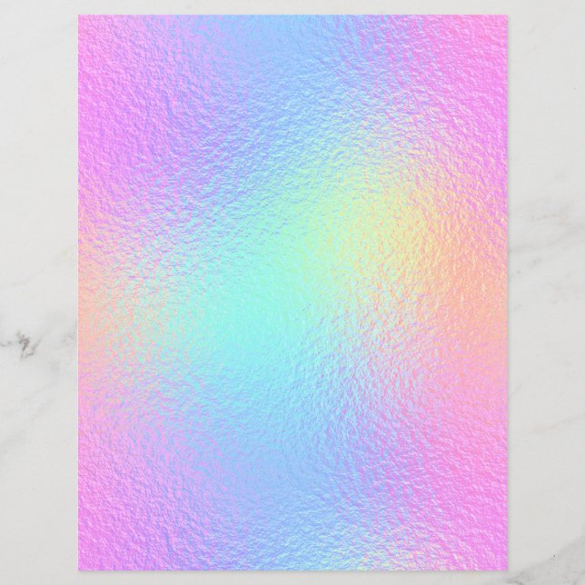 Iridescente Faux Foil Papier à rebut no 6 (Devant)