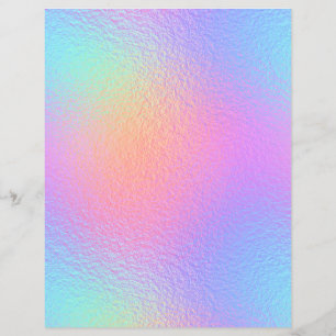 Iridescente Faux Foil Papier à rebut no 9