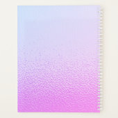 Iridescente Girly rose Shimmer Nom personnalisé (Dos)