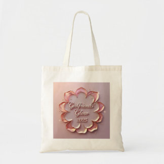 Iridescente gloed van vriendinnen tote bag