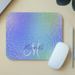 Iridescente Joli Monogramme Personnalisé<br><div class="desc">Cette conception ne contient pas de parties scintillant ou de séquences réelles. Il peut être personnalisé dans la zone fournie en modifiant la photo et/ou le texte. Vous pouvez également le customiser en cliquant sur Personnaliser ce Modèle, puis en choisissant l'option cliquer pour customiser et supprimer ou modifier la couleur...</div>