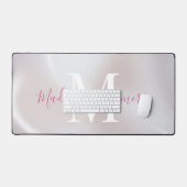 Iridescente Pearlescent Monogramme de bureau Mat (Clavier et souris)