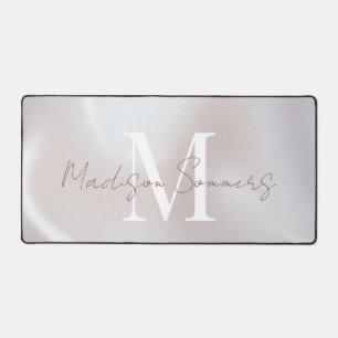 Iridescente Pearlescent Monogramme de bureau Mat