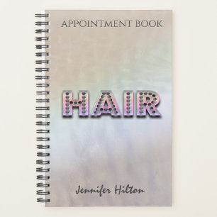 Iridescente poire holographique carnet de rendez-v