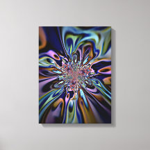 Iridiscerende Energie Stroom Fractale Kunst