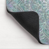 Iridiscerende Glans Mandala Boho Chic Muismat (Hoek)