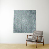 Iridiscerende Glans Mandala Boho Chic Wandkleed (In situ)