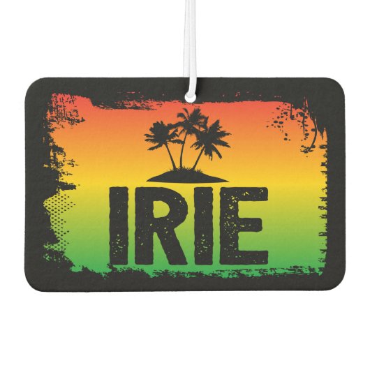 IRIE Jamaican Palm Trees Monogram Luchtverfrisser (Voorkant)