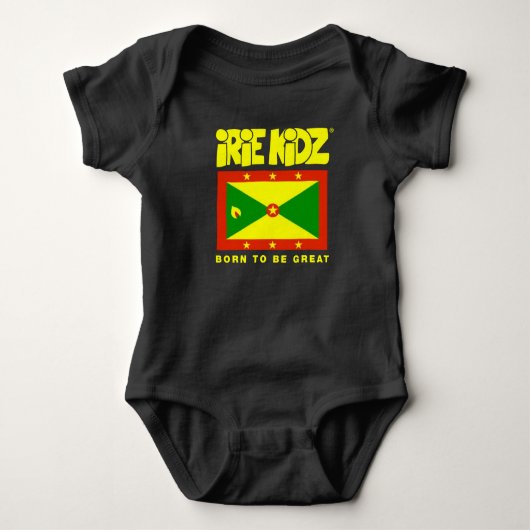 iRiE KiDZ® 'Grenada Flag' Baby Bodysuit (Voorkant)