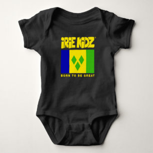 iRiE KiDZ® 'St. Vincent Flag' Baby Bodysuit' Romper